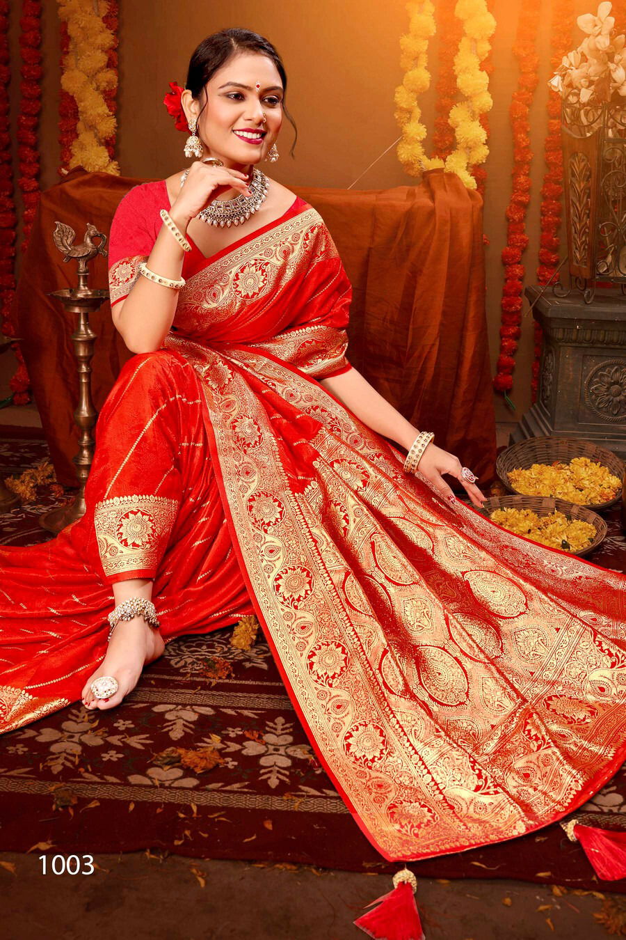 Milan Satin Silk Vol 1 By Saroj Satin Silk Sarees Wholesale Price In Surat